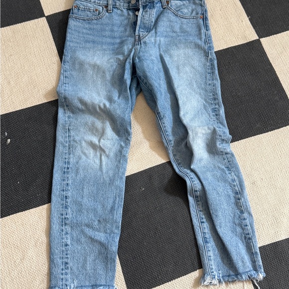 Levi's Light Blue Straight Leg wedgie 29 - Picture 1 of 3